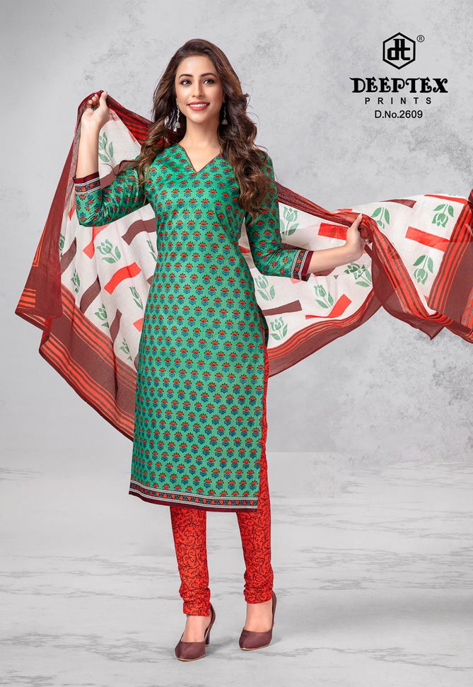 Deeptex Chief Guest Vol 26 Regular Wear Wholesale Printed Cotton Dress Material
